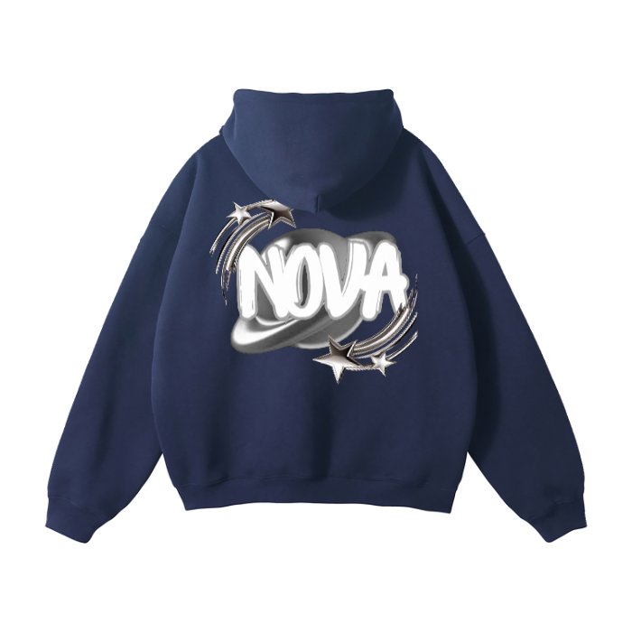 Navy Nova Oversized Hoodie