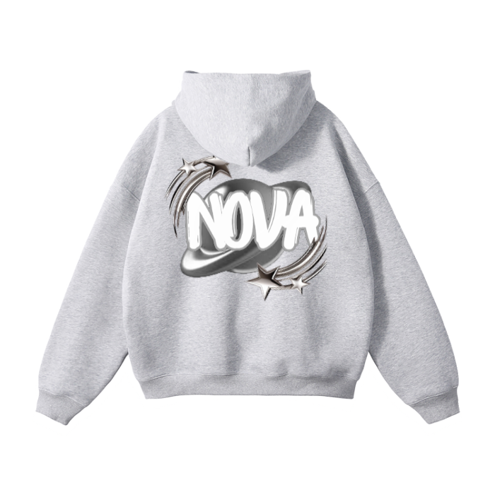 Grey Nova Oversized Hoodie