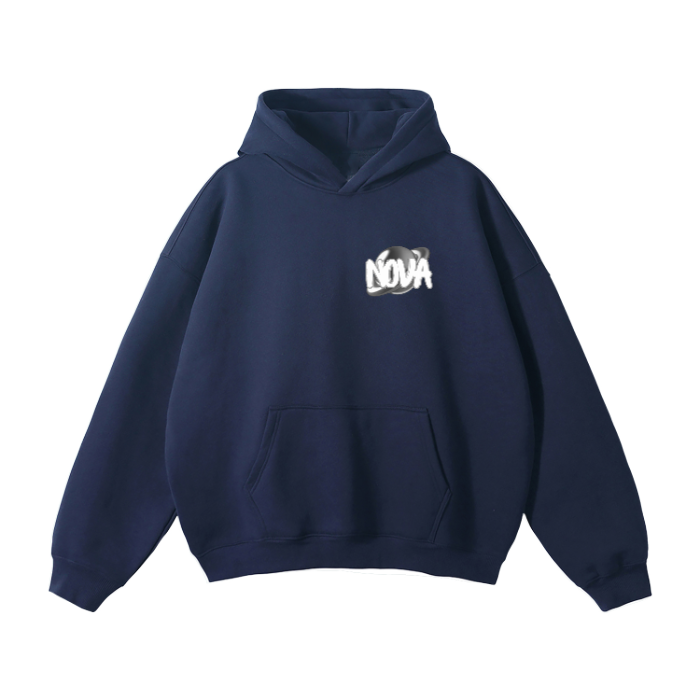 Navy Nova Oversized Hoodie
